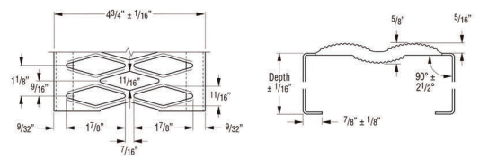 Diamond Grip-Strut Safety Grating